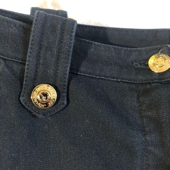 ST JOHN SPORT CONVERTIBLE ROLLUP PANTS BLACK SZ 10 - Picture 5 of 11